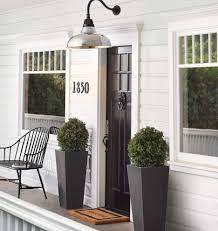 It makes a bold statement and can be clearly seen from the road. Carson Gooseneck Wall Sconce Rejuvenation