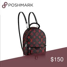 Black And Red Louis Vuitton Backpack Iso Louis Vuitton Palm Springs Backpack Looking For A Rep In Red And Black As Pictured For Ar Palm Springs Mini Backpack Louis Vuitton Backpack Women Handbags
