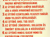 Szorgalmasan dolgoztunk az őrsben, rajban, csapatban. A Kisdobosok 6 Pontja Es Az Uttorok 12 Pontja Pinter Aukcioshaz