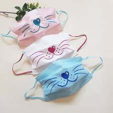 Kids Face Mask Hand Painted Kids Mask Washable Mask Reusable Etsy In 2020 Mask For Kids Face Masks For Kids Diy Mask