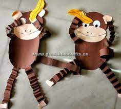 New Cost Free Animal Crafts For Kids Suggestions Maybe You Have Given Some Sort Of Child Some Finger Colo In 2021 Monkey Crafts Animal Crafts For Kids Preschool Crafts