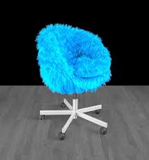 Our swivel chair has armrests, seat height adjustment and reclining function of your body thank you. Ikea Skruvsta Chair Slip Cover Turquoise Blue Fur Affordable Designer Custom Handmade Trendy Fashionable Locally Made High Quality