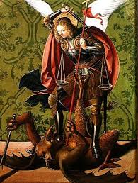 St. Michael Killing the Dragon - Josse Lieferinxe als Kunstdruck ... - michael_killing_dragon_hi