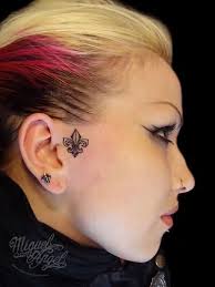 Superhero logos are not usually opted for tattoos. Face Tattoos Women Small