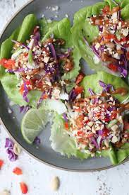 Chicken Lettuce Wraps With Peanut Sauce No Cook Recipe