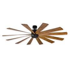 The windmill inspired crescent falls ceiling fan without light features 10 blades and a galvanized finish for a casual aesthetic that enhances rustic and farmhouse style porches. Modern Forms Windflower Fr W1815 80l 80 Led Outdoor Ceiling Fan