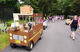 Personalized golf cart parking, custom sign, gift for golfing fans, pga lovers decor. North Falmouth Neighborhood Celebrates 4th With Golf Cart Parade Falmouth News Capenews Net