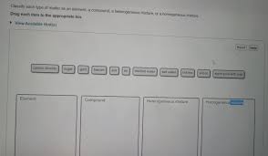 Homogeneous Or Heterogeneous - Mixtures Practice Worksheet