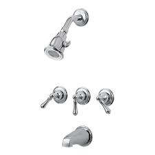Replacement faucet handle kits (28). Polished Chrome Pfister 001 81bc 3 Handle Tub Shower Faucet Pfister Faucets