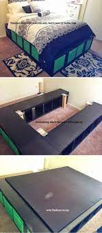 Build a frame with 2×4's to the desired size. 17 Easy To Build Diy Platform Beds Perfect For Any Home Diy Platform Bed Bedroom Diy Diy Bed