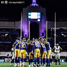 Clock Ticking Almost Time Gorams Ready For Those Lights Repost Mr Reynolds11 Rams Football Los Angeles Rams La Rams