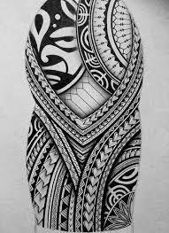 I Created A Polynesian Half Sleeve Tattoo Design For My Brother Displaying Many Of The Typical Patterns Tattoo Sleeve Designs Tattoo Designs Men Maori Tattoo
