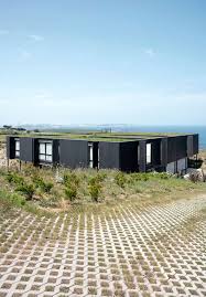 Modern houses with green roofs. Os House A Green Roof On A Spanish Coastline Modern Architecture