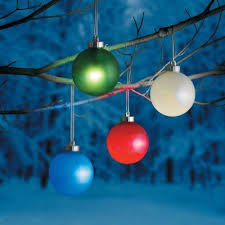 Hang These Outdoor Lighted Ornaments In A Tree Or Under An Eave Available In 4 Co Outside Christmas Decorations Unique Christmas Decorations Outdoor Christmas