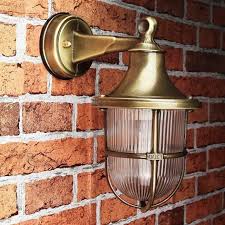 Premium Aussenwandleuchte Antik Messing Riffelglas Deckenleuchten Stehlampe Aussenwandleuchte