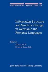Differences in syntactic projection result from changes in lexical features, e.g. Information Structure And Syntactic Change In Germanic And Romance Languages Linguistik Aktuell Linguistics Today Bech Kristin Eide Kristine Gunn 9789027255969 Amazon Com Books