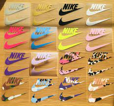 Diy Iron On Nike Logo Heat Transfer Label Sticker For T Shirt Legging Bag Silver Reflective Leopard Camouflage Diy Iron On Iron On Logos Nike Logo