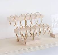 Soporte de madera para pulseras LAERKE, expositor ...
