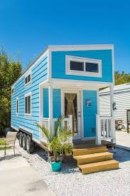 Blue Oasis At Tiny Siesta Tiny Living Tiny Beach House Tiny House Trailer Beach Cottage Style