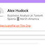 Profile Picture of Alex Hudock - Business Analyst at Tarkett Sports North America (@theorg.com) on Google