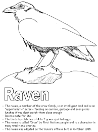 Raven Coloring Page Coloring Book Pages Coloring Books Bird Coloring Pages