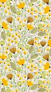 Elegant Banner With Orange Flowers Vector Illustration Flower Pattern Drawing Flower Pattern Design Pattern Wallpaper