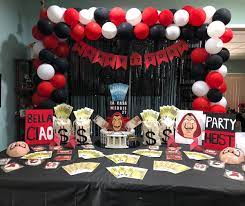 Apr 29, 2021 · we asked our community of parents for some of their best ideas for graduation party decorations and they gave us this treasure trove of tips. La Casa De Papel Money Heist Birthday Party Decorations Diy Birthday Party Decorations Theme Party Decorations