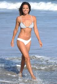 I directed the show for bthere.tv. Brooke Burke Shows Off Her Bombshell Body In A Tiny White Bikini As She Works Out Her Fitness App Oltnews