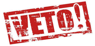 When the president was presented with this, he. Veto Power Law Times Journal