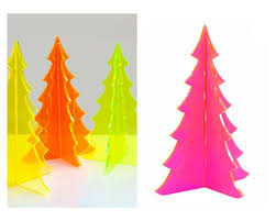 Neon Acrylic Christmas Trees Dailydelight Hgtv Candy Christmas Decorations Pink Christmas Tree Tabletop Christmas Tree