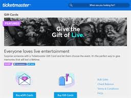 Provide a short description of the article. Ticket Master Gift Card Balance Check Balance Enquiry Links Reviews Contact Social Terms And More Gcb Today