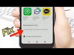 How To Fix Beta Program Is Full For Whatsapp Messenger On Android Youtube Fix It Beta Android