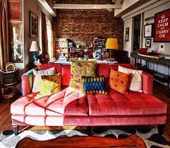 Who Says Neutral Is Best Rooms Featuring Sofas In Every Color Red Couch Living Room Cool Couches Couches Living Room