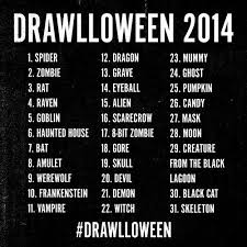 October Is Coming Up Fast And You Know What That Means Drawlloween Is Among Us I Invite All Creatives An Desafio De Dibujo Reto De Dibujo Cuadernos De Dibujo