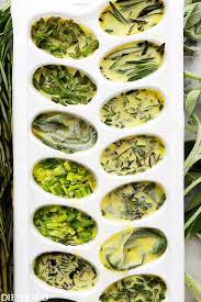Once frozen, place the herbs into a plastic freezer bag (£8.99, amazon). How To Freeze Fresh Herbs In Olive Oil Diethood