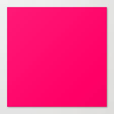 Bubblegum pink  edit  Hot Pink Color Canvas Print By Modern Homes Society6