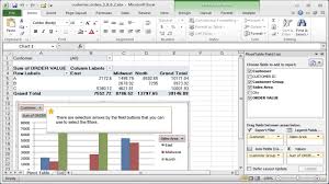 excel pivot filters charts