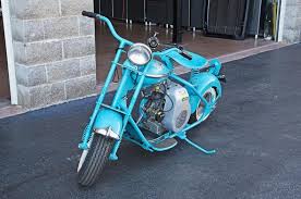 Image result for Blue 1952 Motorcycle