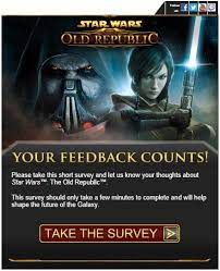 Star Wars The Old Republic Take The Survey The Old Republic Star Wars The Old Republic