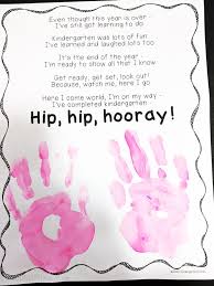 Remember to show them the steps before you start creating the. Free End Of The Year Kindergarten Handprint Poem Kindergartenworks