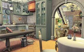 Femmeonamissionsims Lilac Manor Cc Free 2 Bedroom Home A French Sims House Sims House Design Sims Building