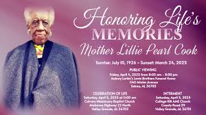 Ms. Lula Edwards, 92, of Selma, AL passed away