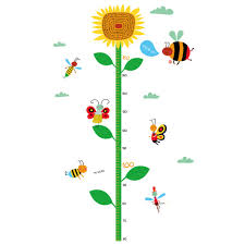Amazon Com Winhappyhome Sunflower Childrens Height Growth