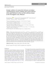Semakan ujian kelayakan dibuka pada 15 disember 2020 3. Pdf Isotopic Evidence Of Connectivity Between An Inshore Vegetated Lagoon Nursery Habitat And Coastal Artificial Reefs Adult Habitats For The Reef Fish Lethrinus Lentjan On The Terengganu Coast Malaysia