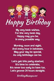 Maybe you would like to learn more about one of these? Birthday Poems Heartfelt Humorous Happy Birthday Poems