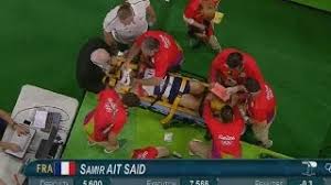 Samir aït saïd (born 1 november 1989) is a french male artistic gymnast and a member of the national team. Samir Ait Said Breaks Leg Broken Leg Rio Olympics 2016 Injury Injured My Thoughts Review Youtube