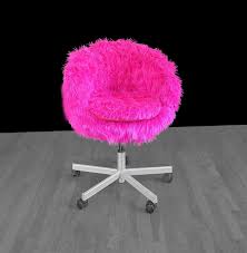 Related:hot pink velvet chair bright pink chair. Ikea Skruvsta Chair Slip Cover Hot Pink Fur Affordable Designer Custom Handmade Trendy Fashionable Locally Made High Quality