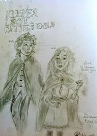 An Awesome Drawing Of The Exile Cover From 13 Year Old Meghan Lost City Creative Drawing Cool Drawings