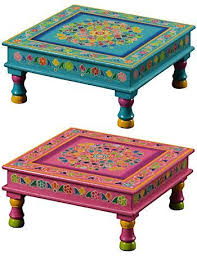 Something Colorful For The Patio Painted Furniture Boho Style Furniture Whimsical Painted Furniture