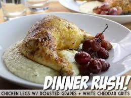 Serve brushed with more of the glaze and sprinkled with ancho powder. Quick Chicken Legs Recipe With Grits Devour Cooking Channel